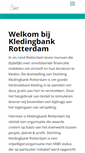 Mobile Screenshot of kledingbank-rotterdam.nl